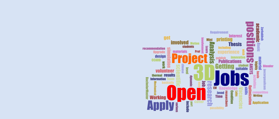 Open Jobs, Theses and Projects